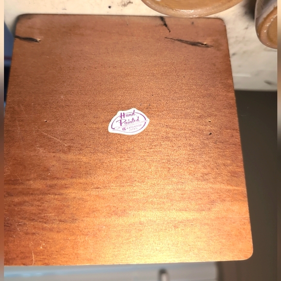 Vintage Kato Kogei Chef Pig Salt & Pepper Shakers Card Holder Hand Painted Japan - Picture 12 of 12